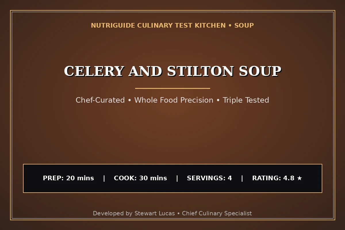 Celery And Stilton Soup