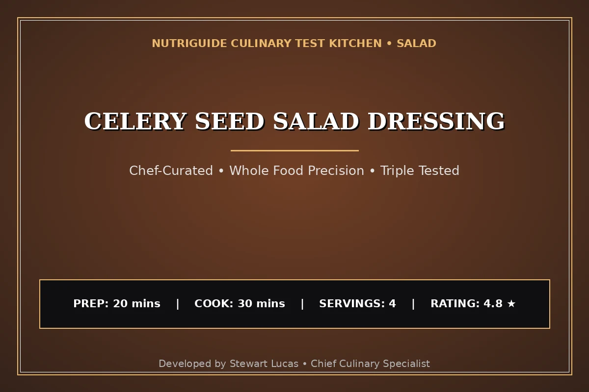 Celery Seed Salad Dressing