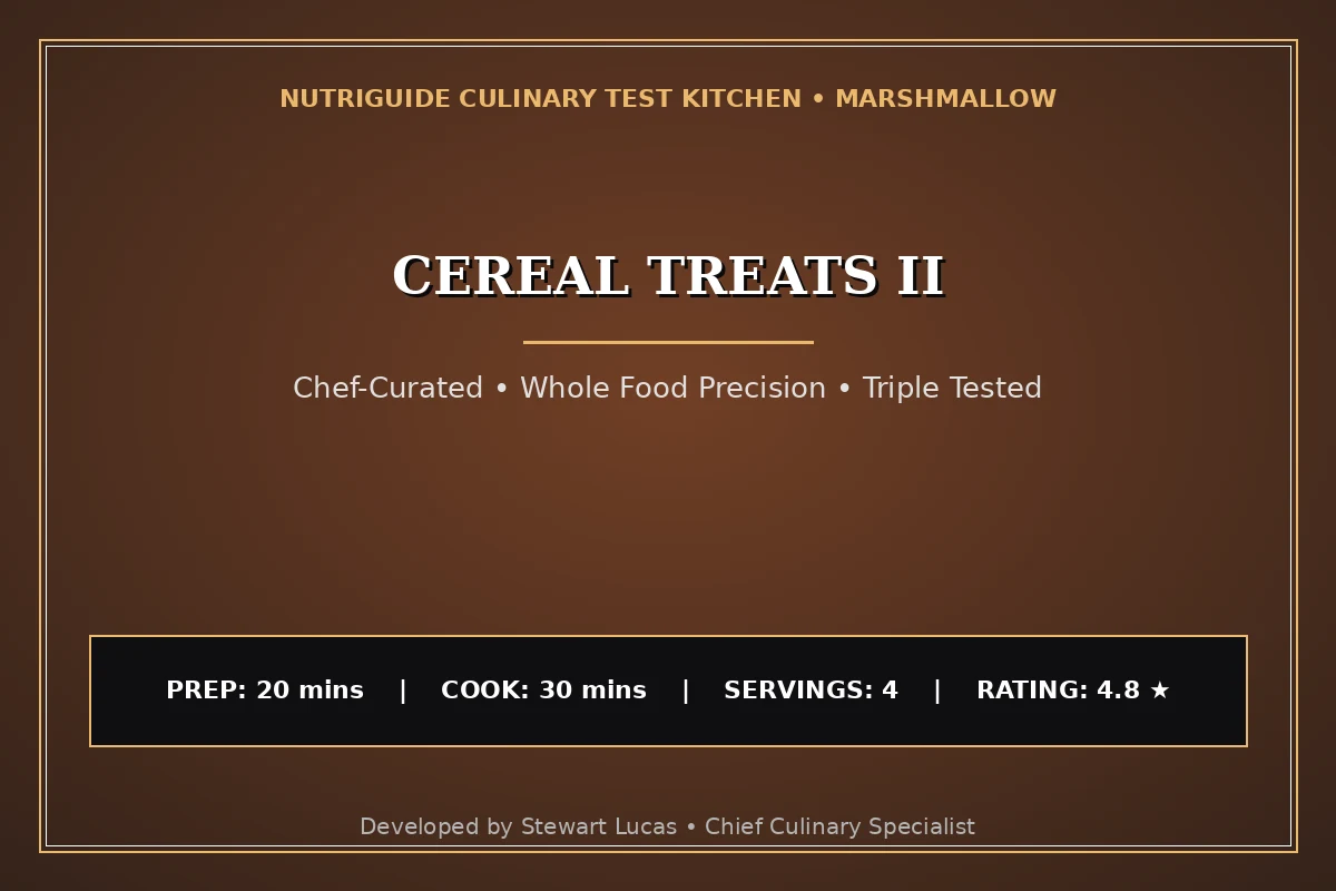 Cereal Treats Ii