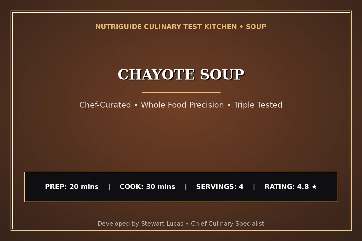 Chayote Soup