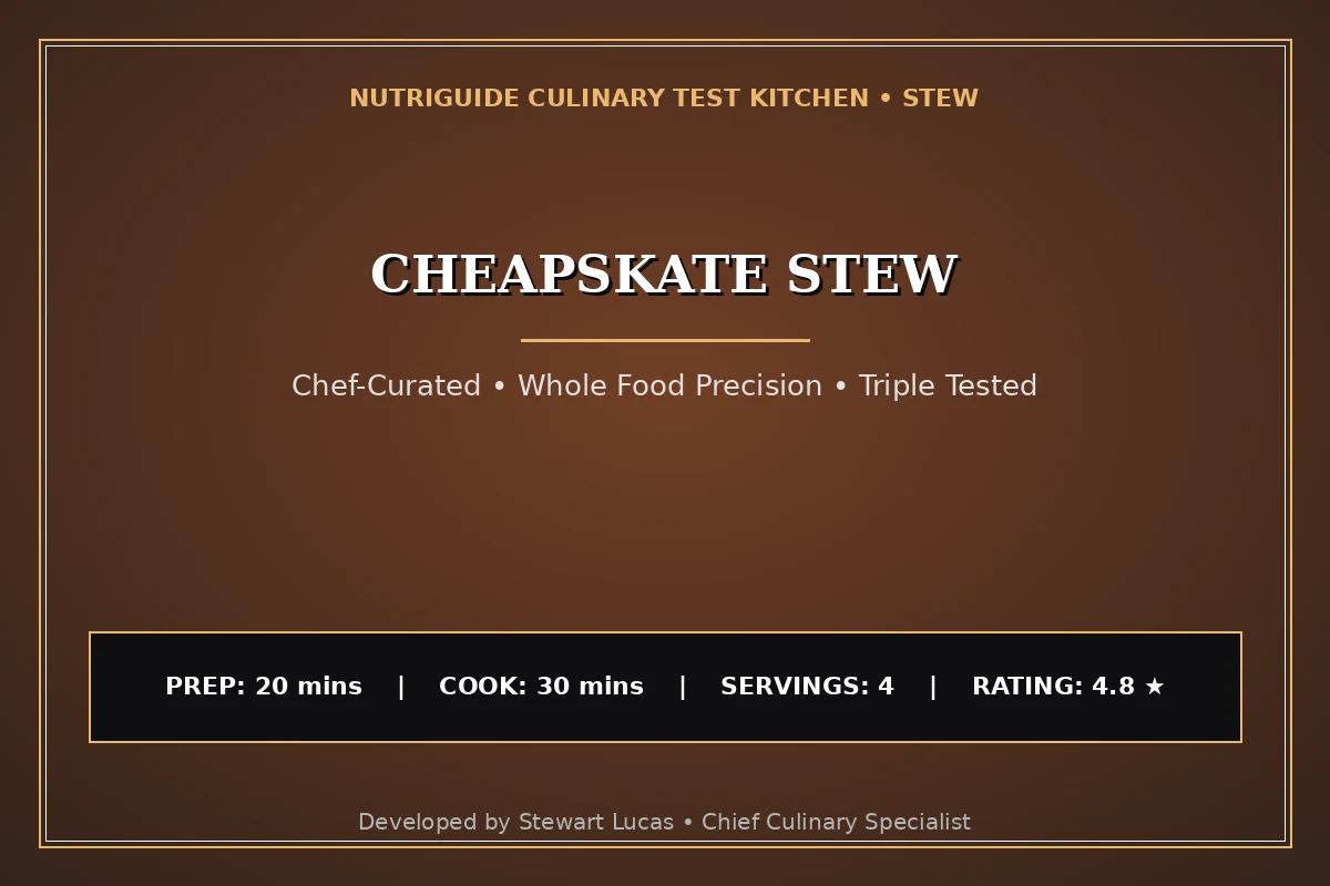 Cheapskate Stew