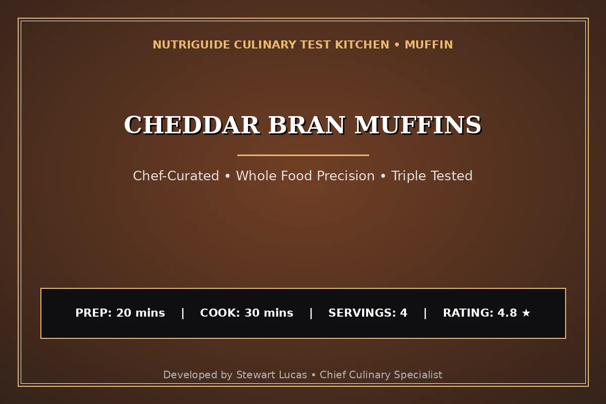 Cheddar Bran Muffins
