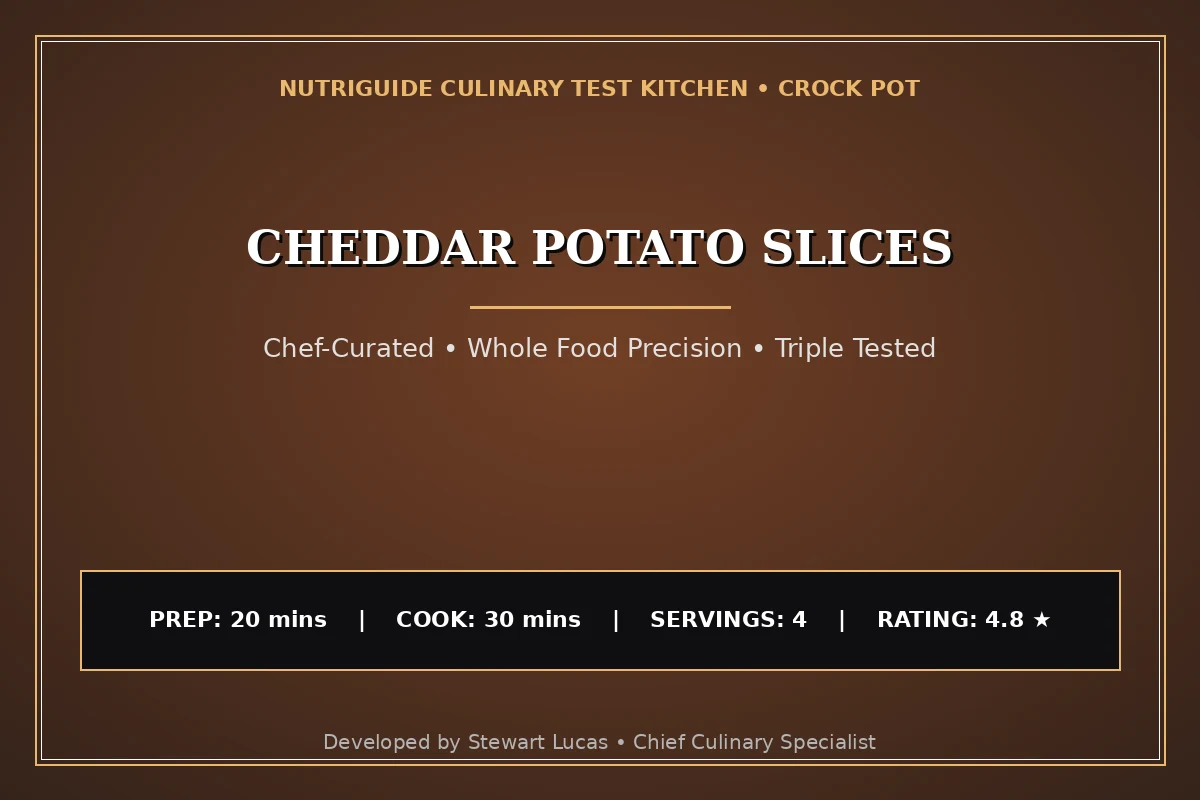 Cheddar Potato Slices