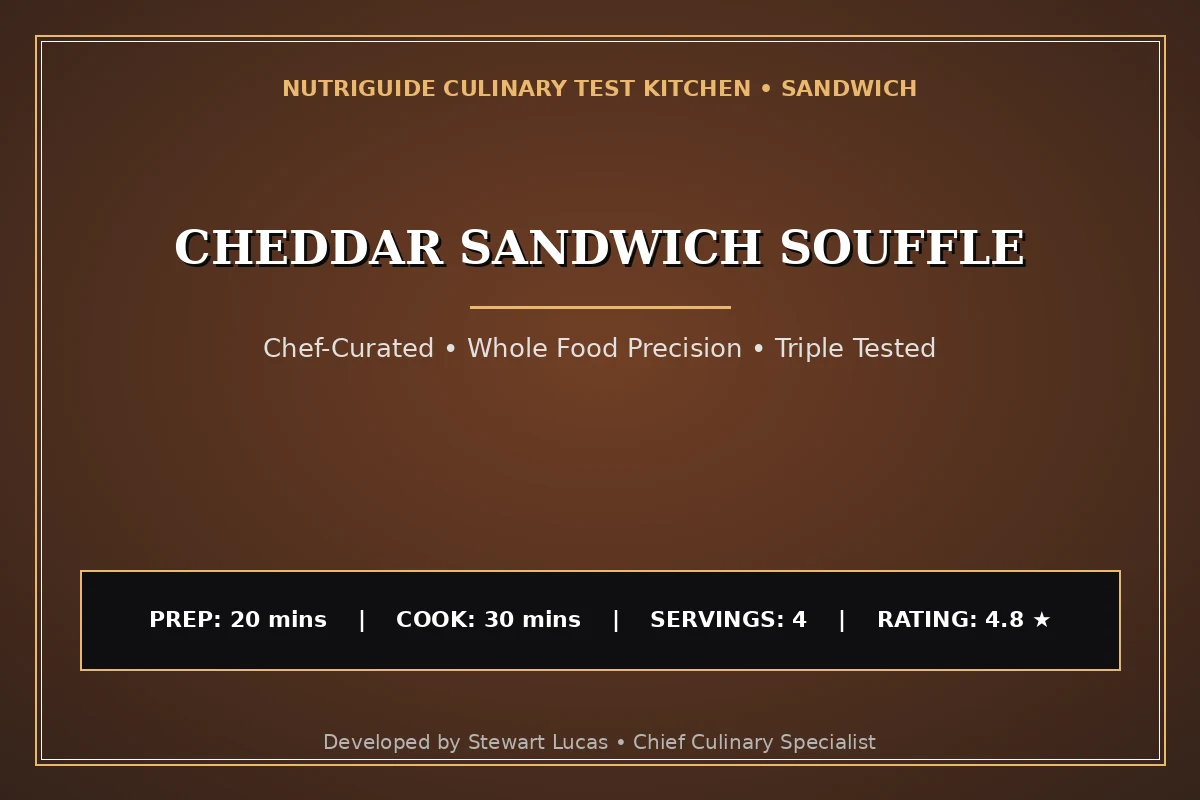 Cheddar Sandwich Souffle