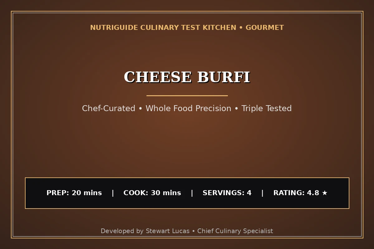 Cheese Burfi