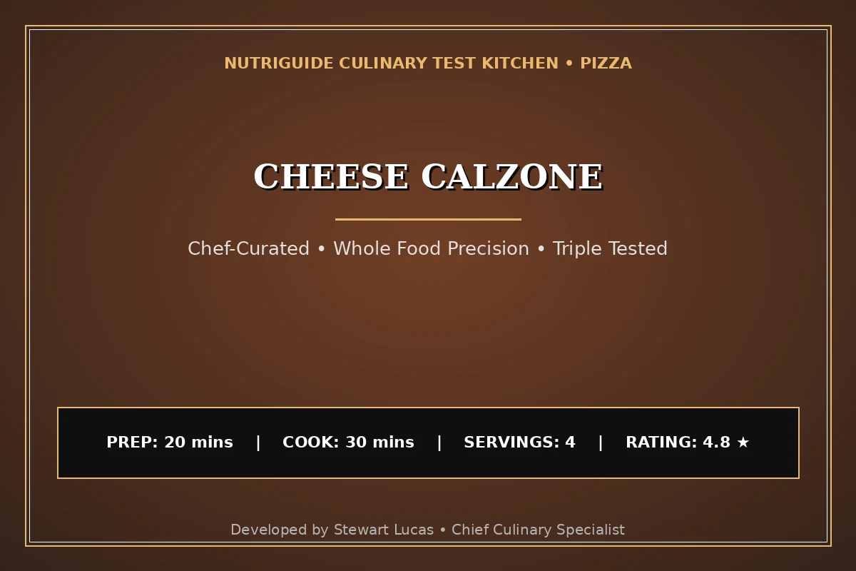 Cheese Calzone