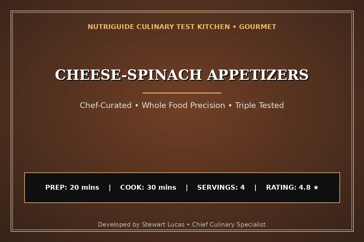 Cheese-Spinach Appetizers