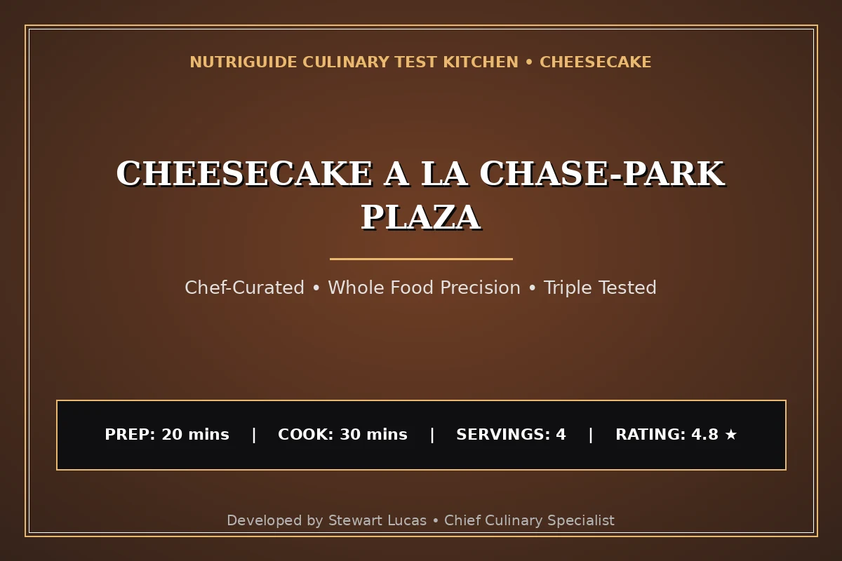 Cheesecake A La Chase-Park Plaza