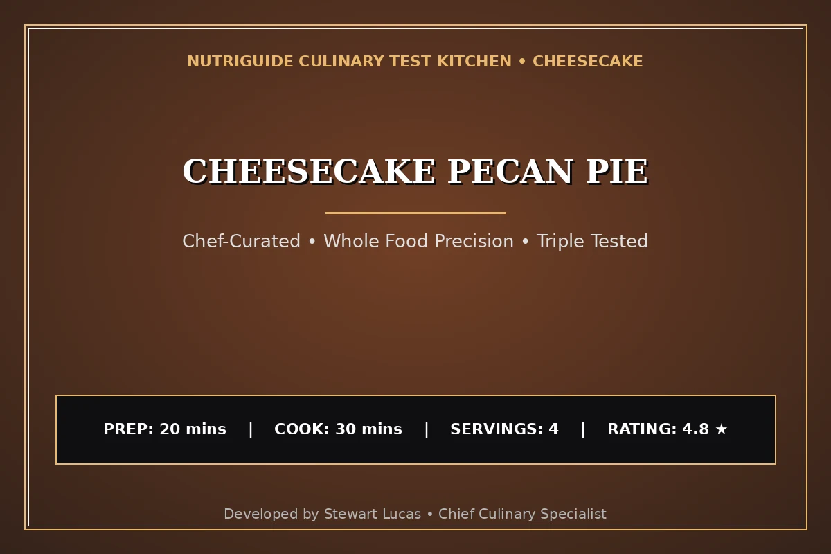Cheesecake Pecan Pie