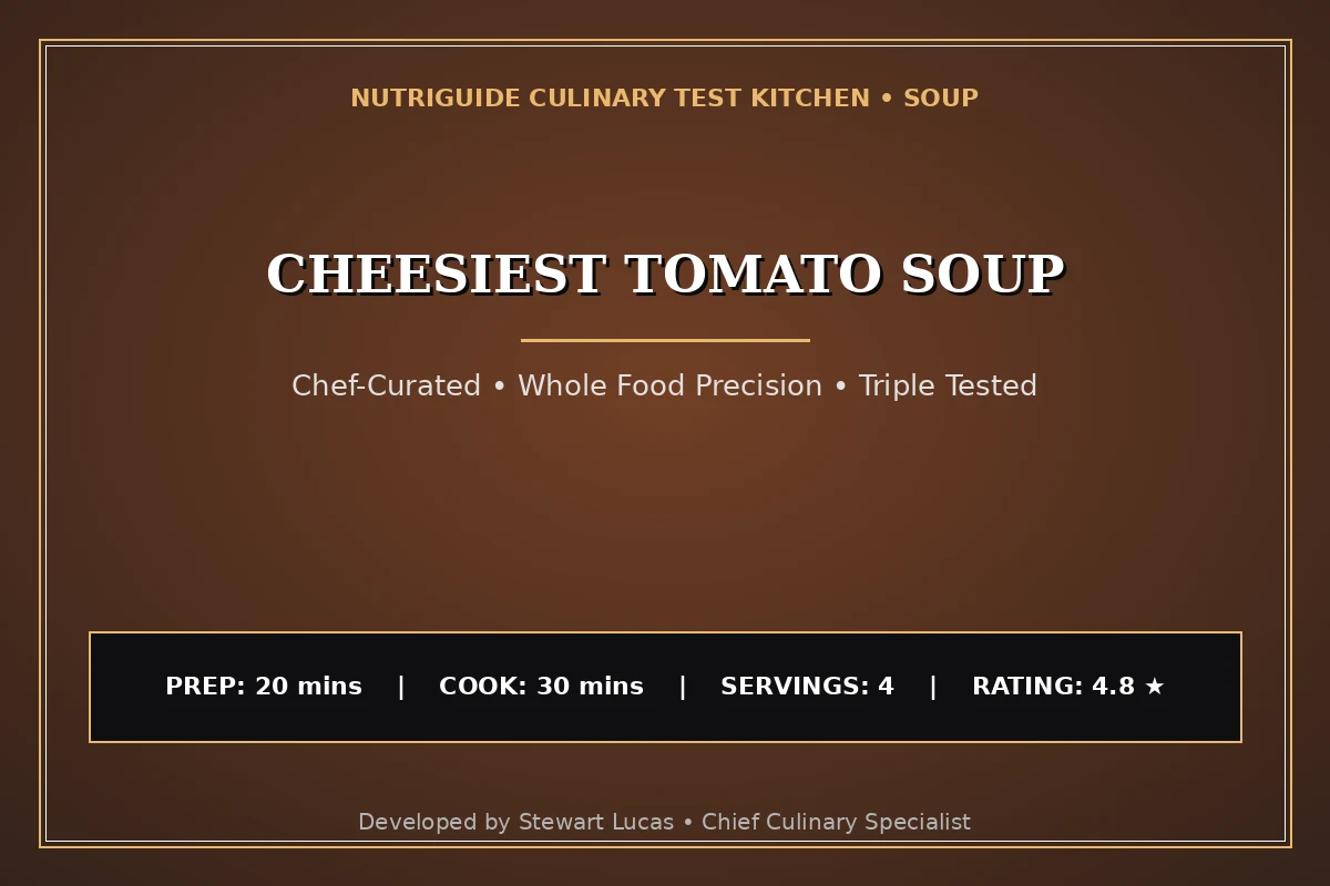 Cheesiest Tomato Soup