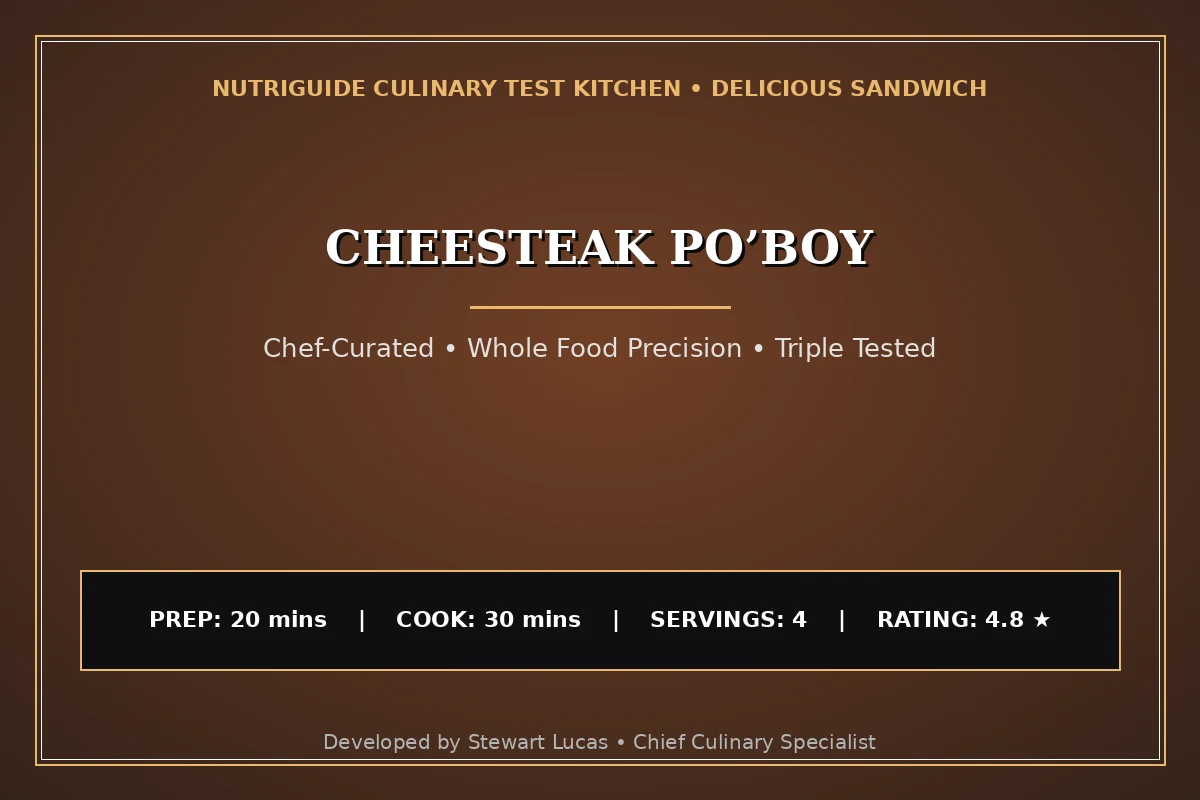 Cheesteak Po’Boy