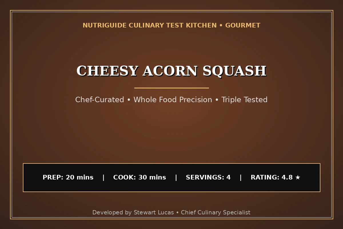 Cheesy Acorn Squash