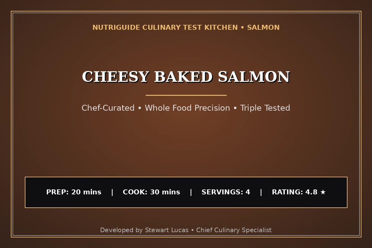Cheesy Baked Salmon