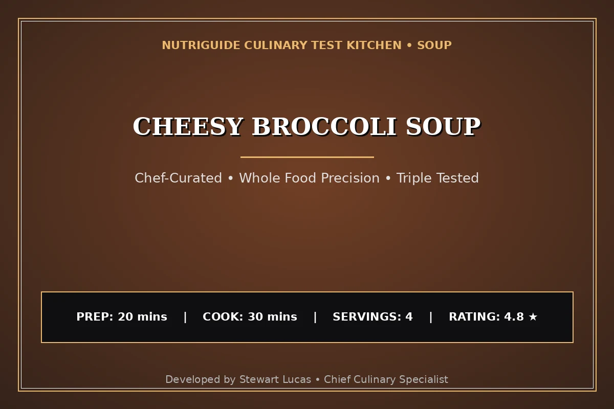 Cheesy Broccoli Soup