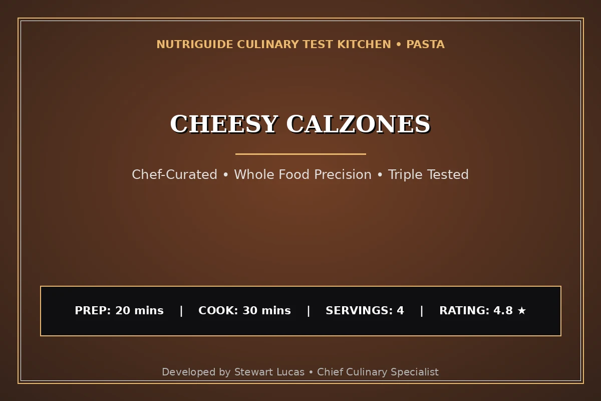 Cheesy Calzones