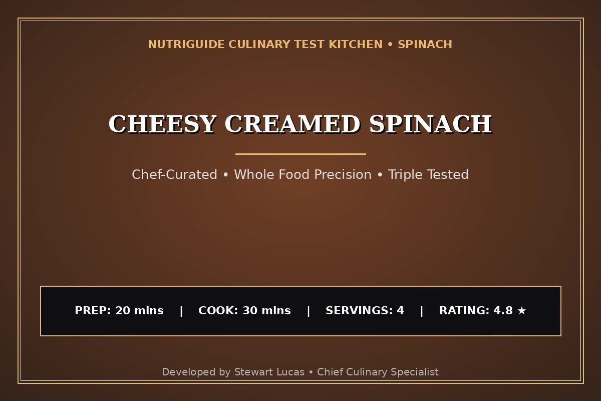 Cheesy Creamed Spinach