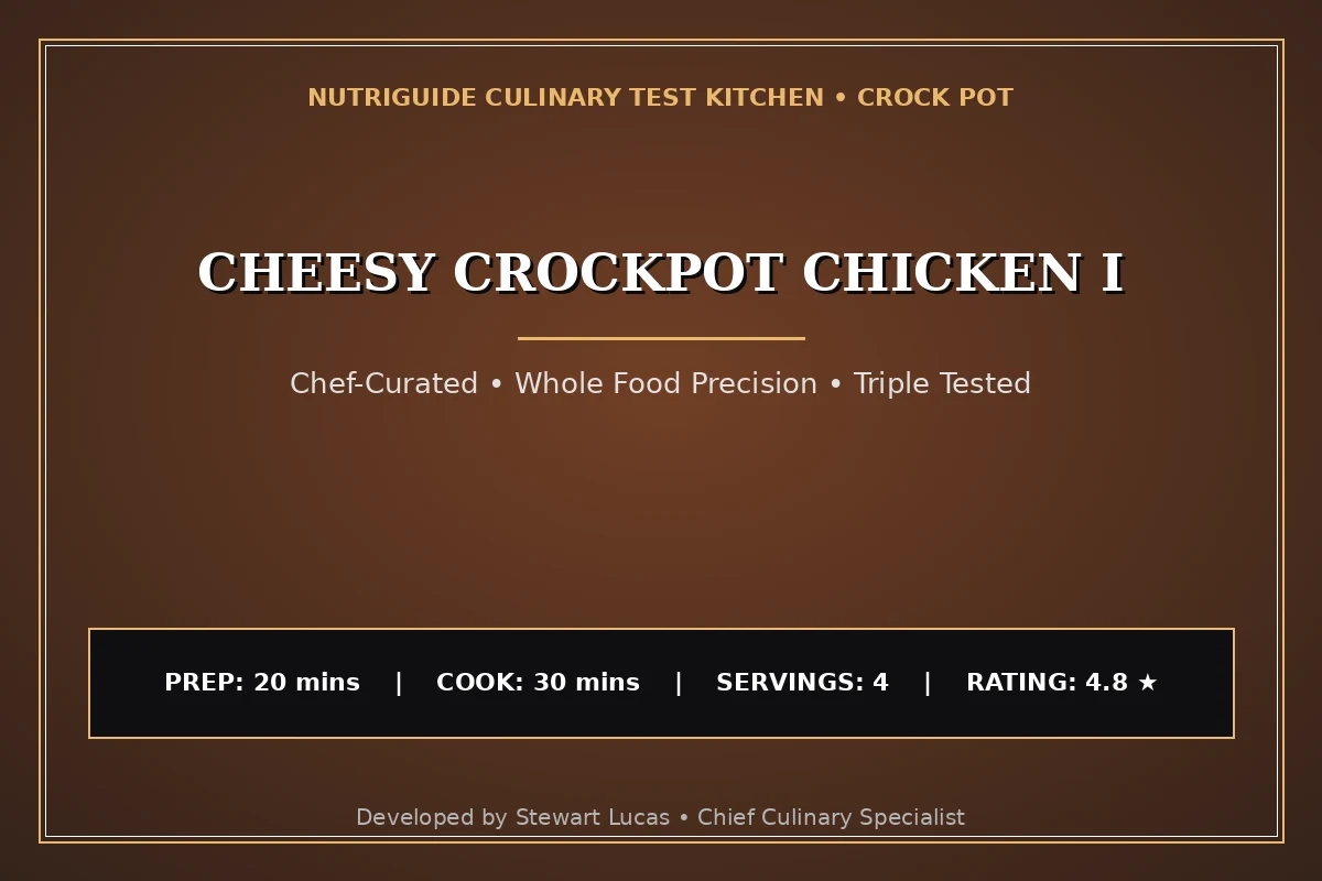 Cheesy Crockpot Chicken I