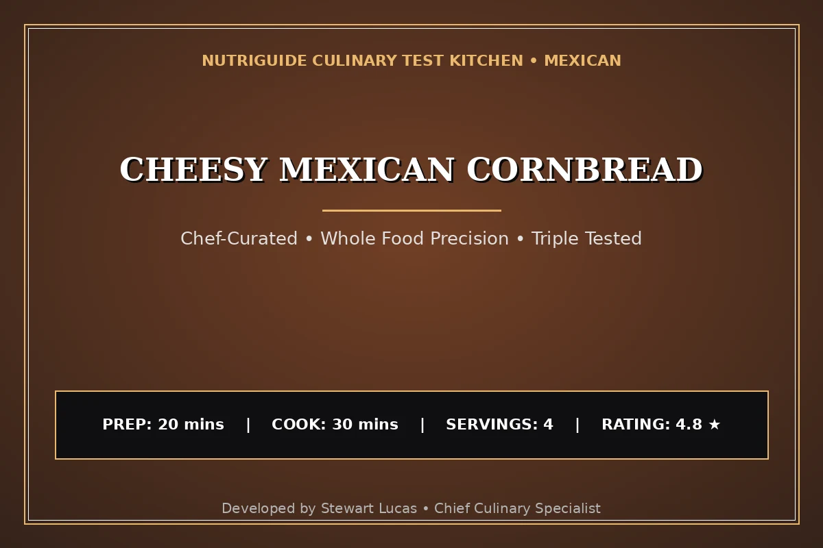 Cheesy Mexican Cornbread