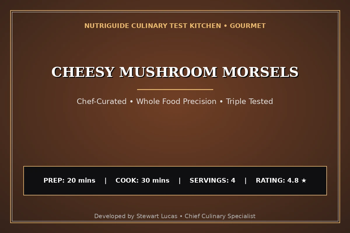 Cheesy Mushroom Morsels