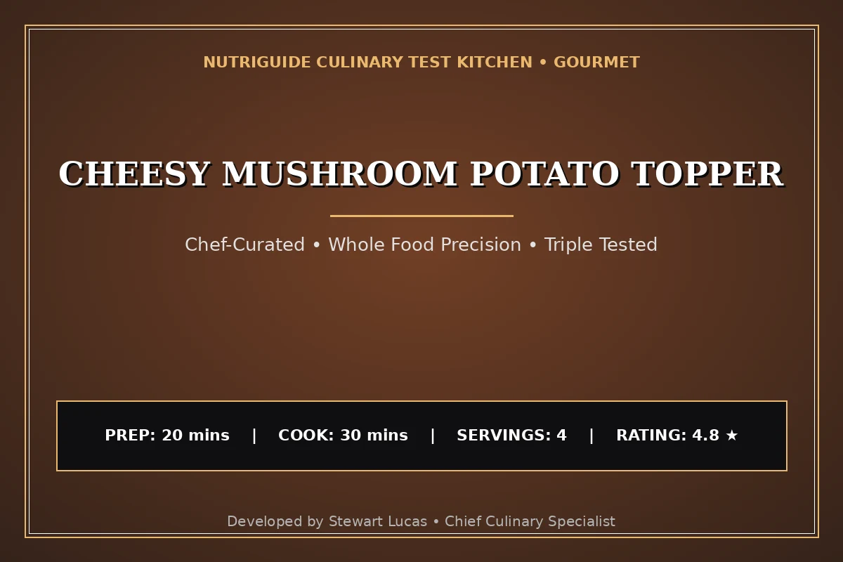 Cheesy Mushroom Potato Topper