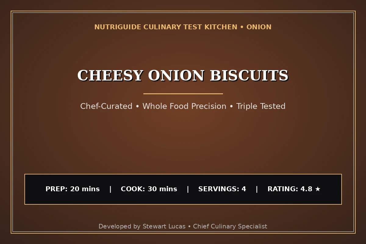 Cheesy Onion Biscuits
