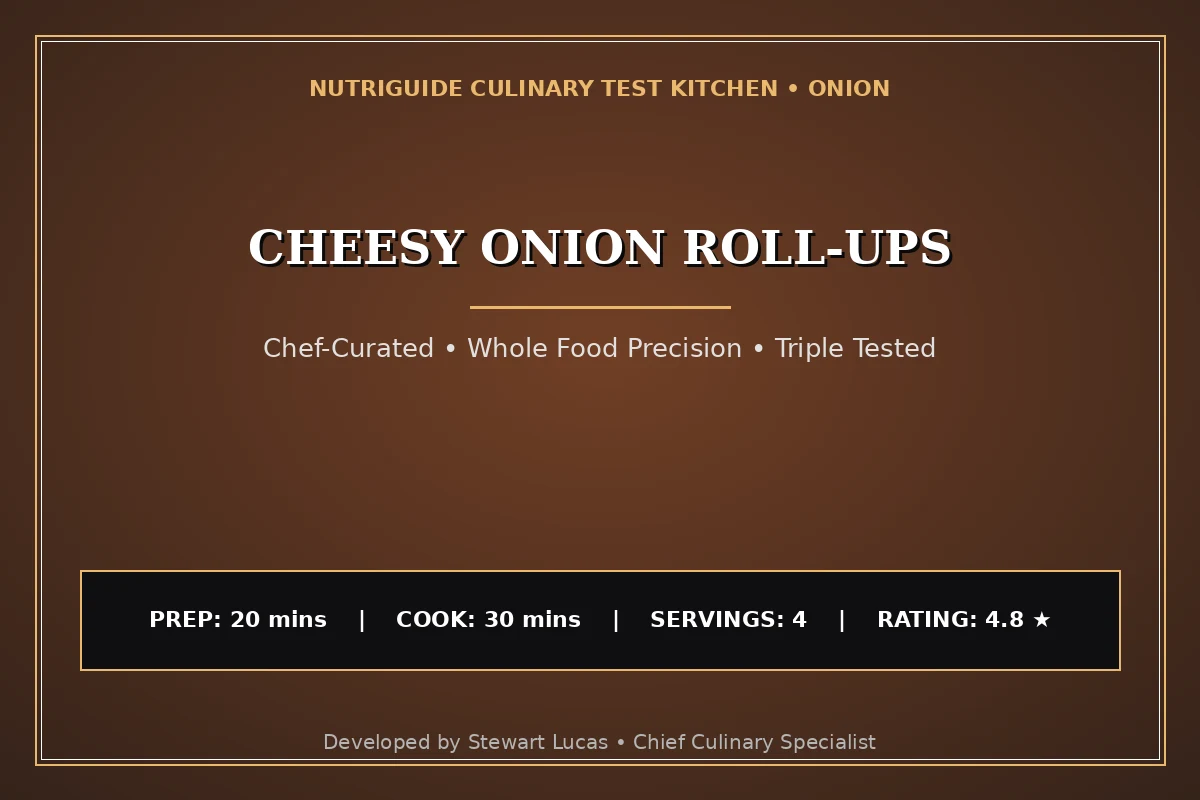 Cheesy Onion Roll-Ups