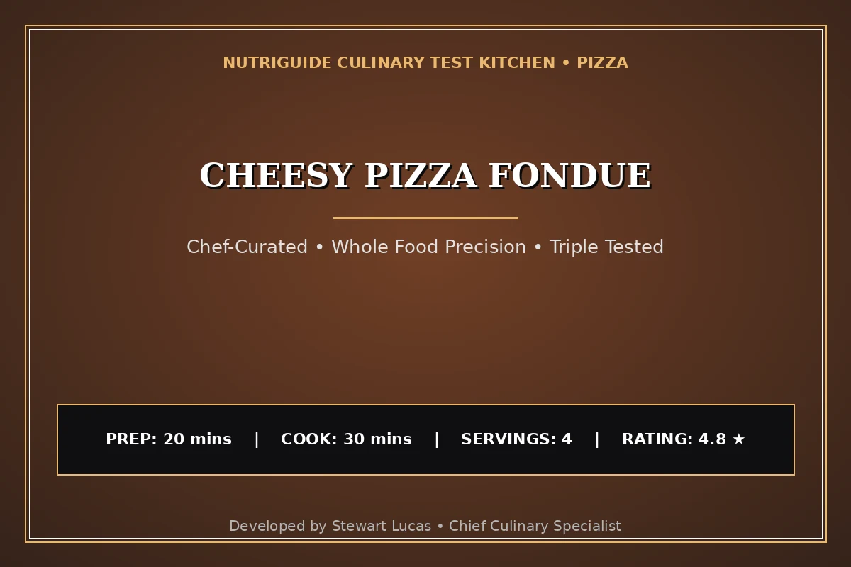 Cheesy Pizza Fondue