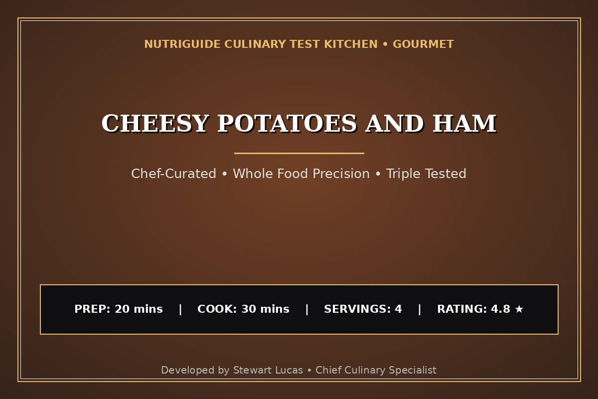 Cheesy Potatoes And Ham