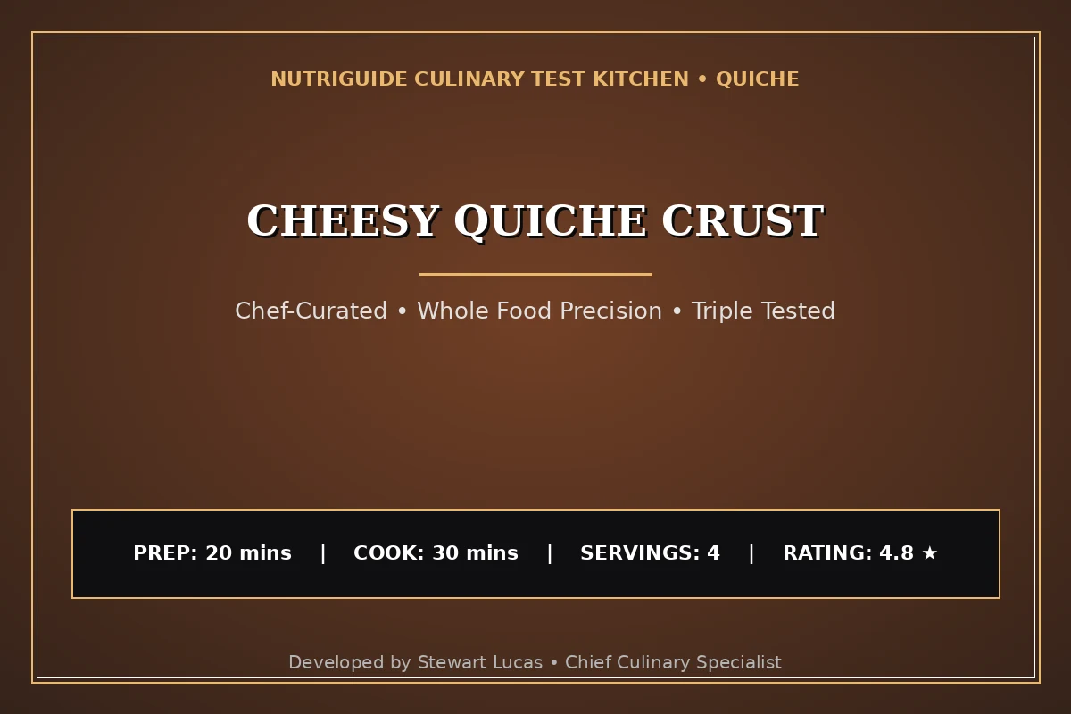 Cheesy Quiche Crust