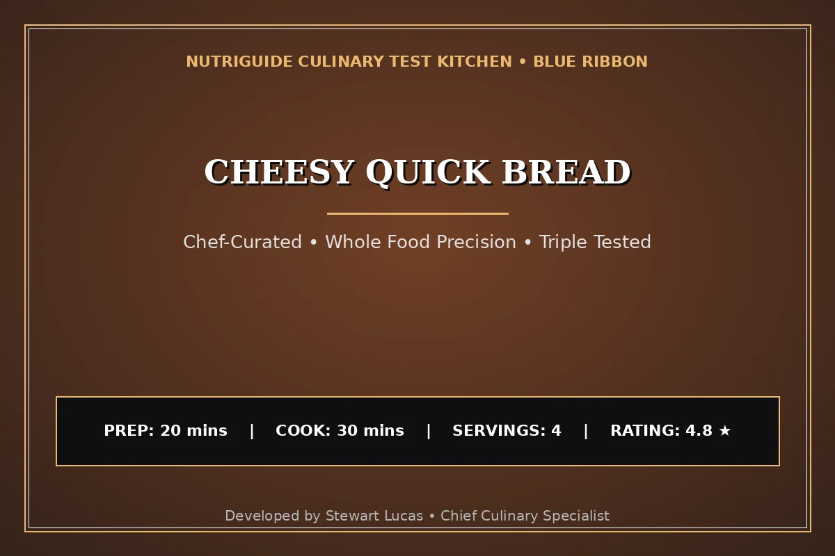 Cheesy Quick Bread