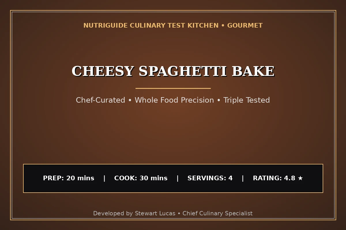 Cheesy Spaghetti Bake