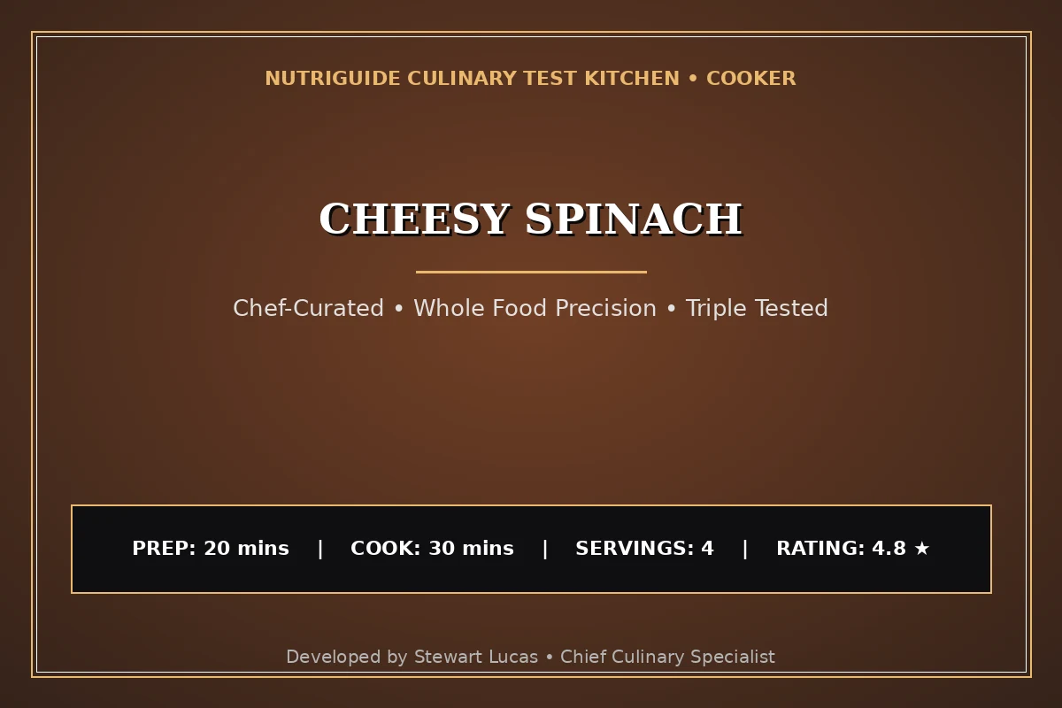 Cheesy Spinach