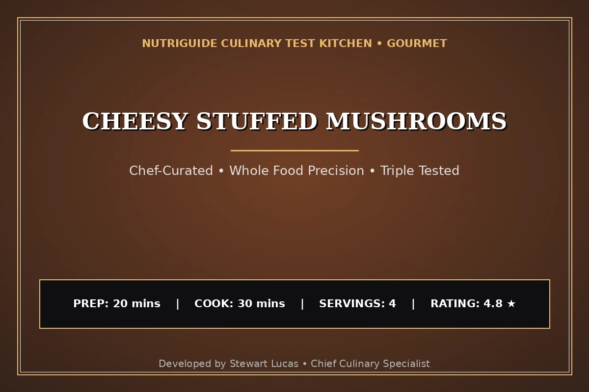 Cheesy Stuffed Mushrooms