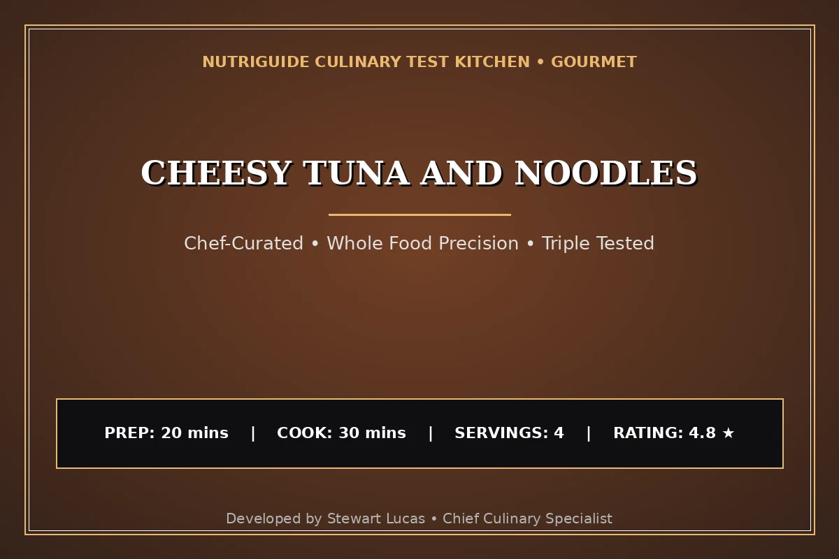 Cheesy Tuna And Noodles