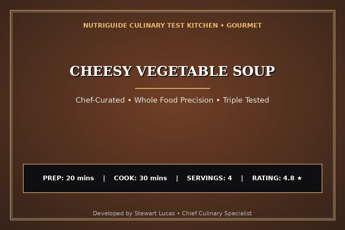 Cheesy Vegetable Soup