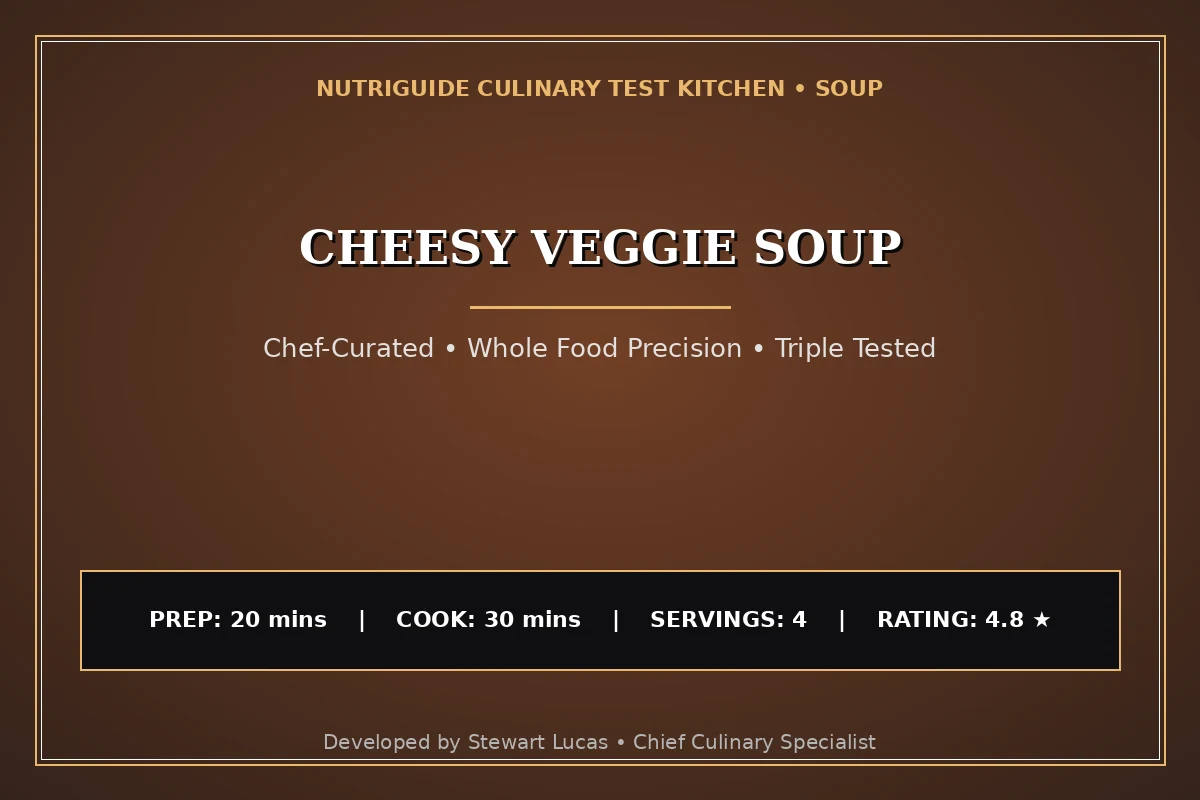 Cheesy Veggie Soup