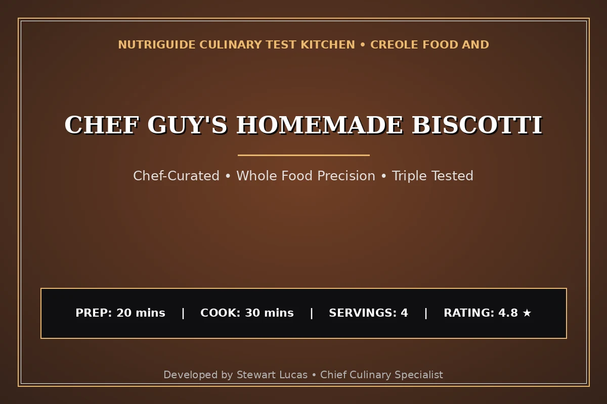 Chef Guy'S Homemade Biscotti
