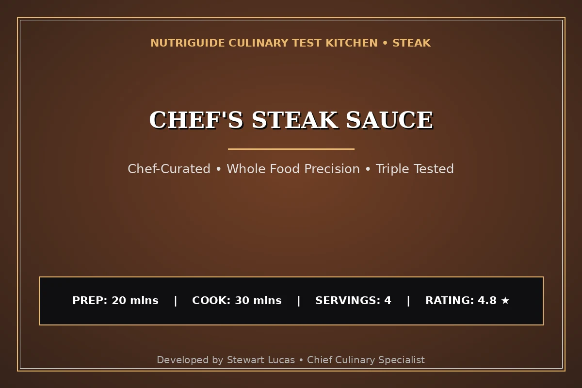Chef'S Steak Sauce
