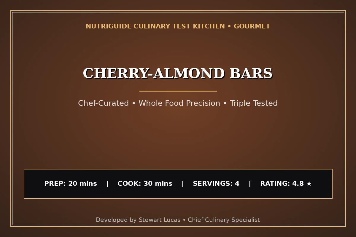 Cherry-Almond Bars