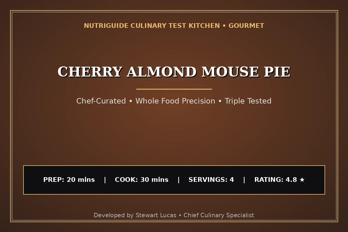 Cherry Almond Mouse Pie