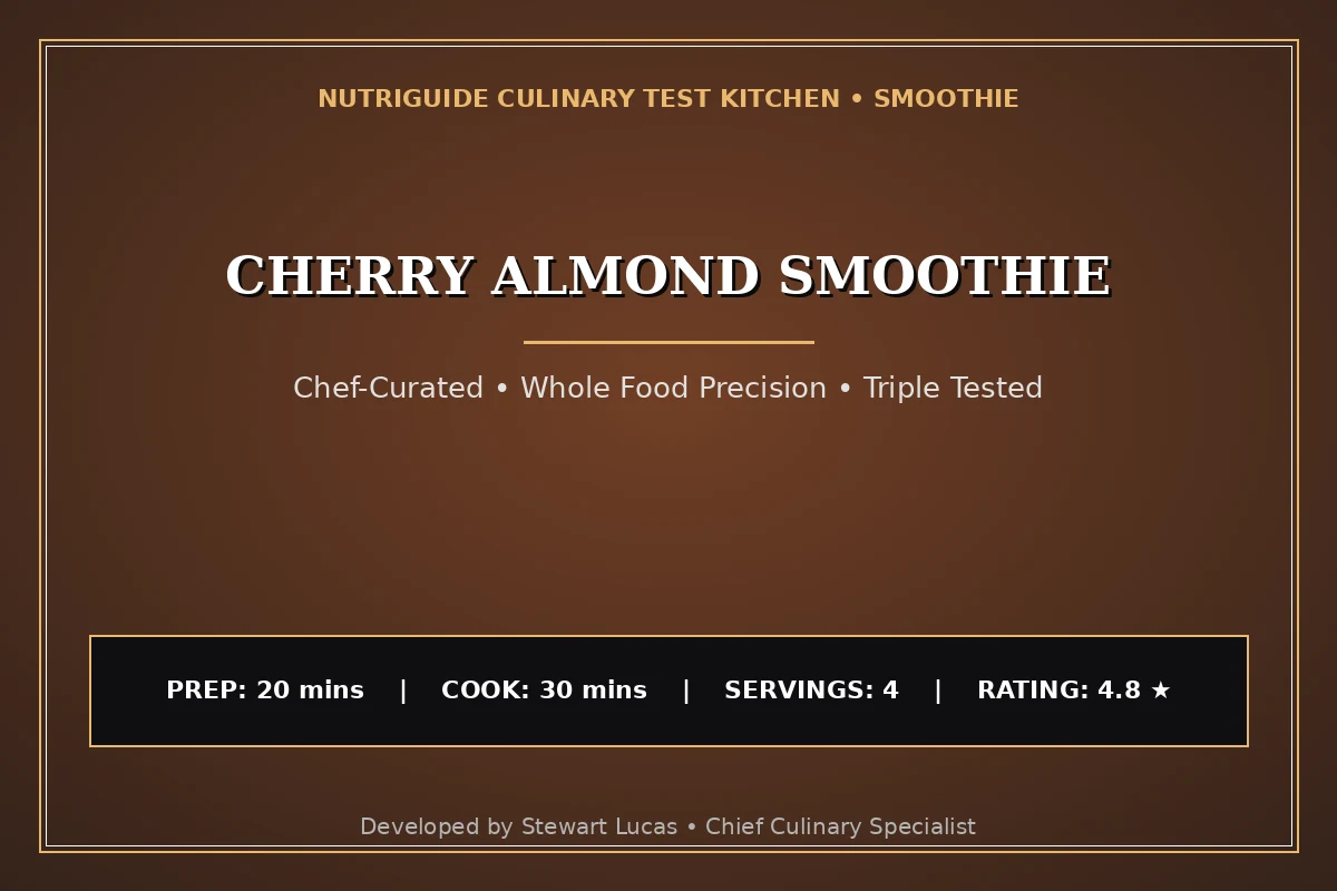 Cherry Almond Smoothie