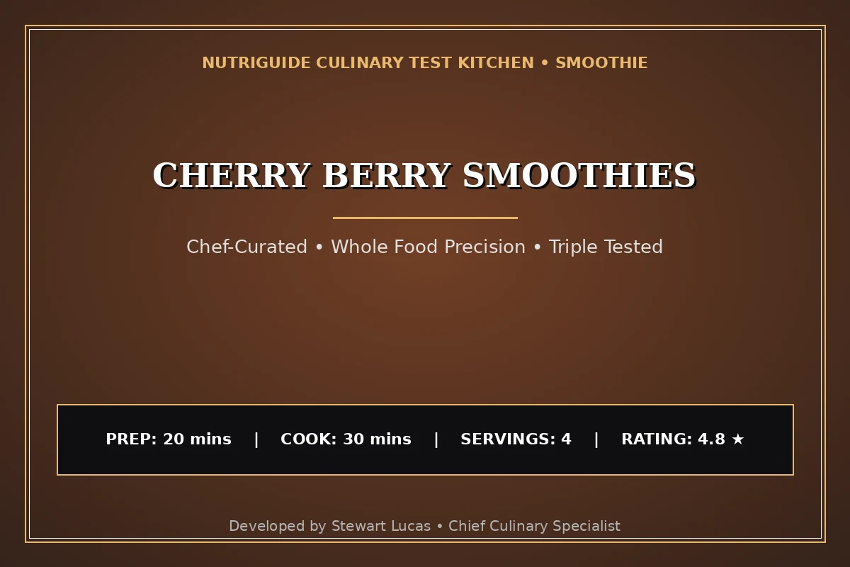 Cherry Berry Smoothies