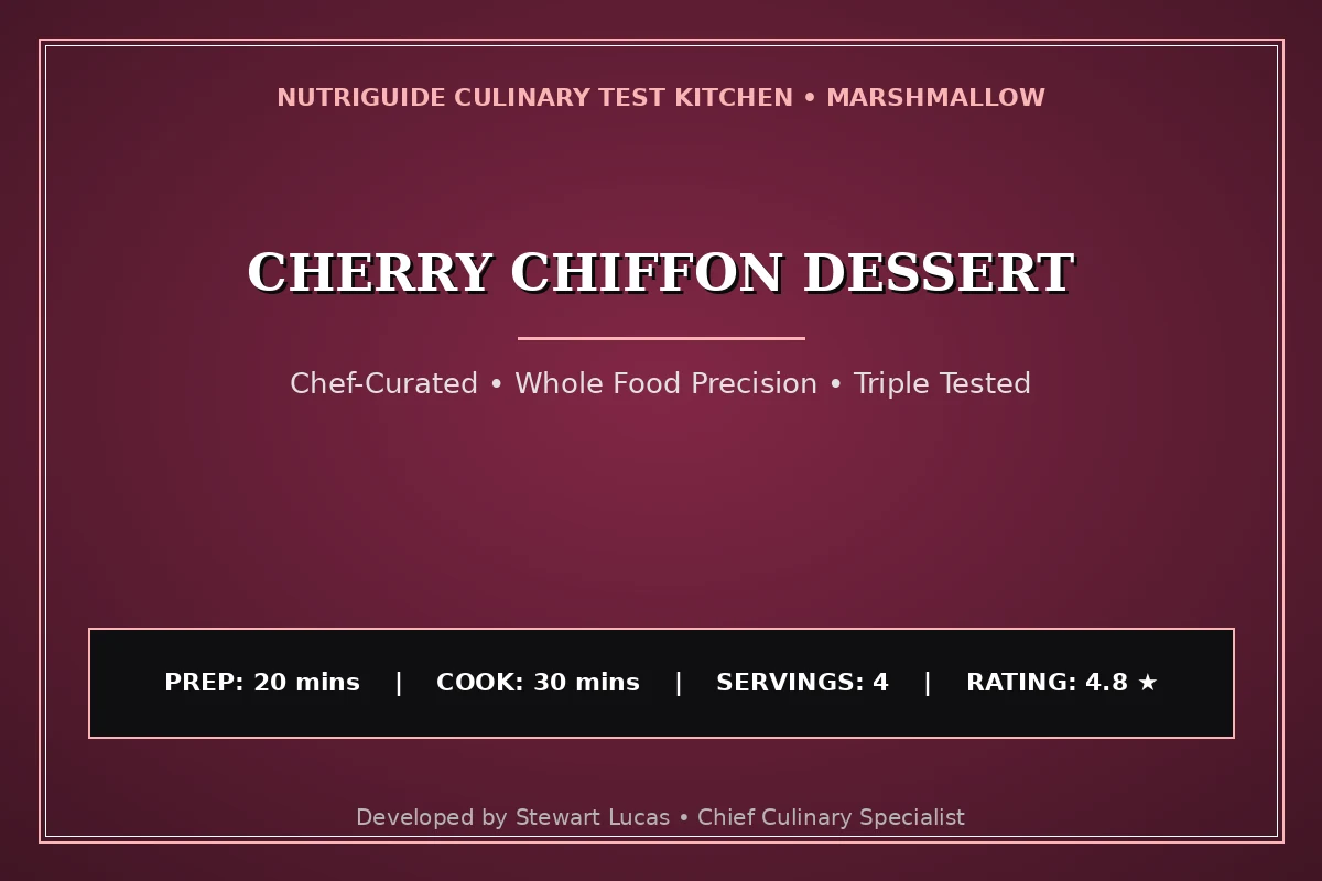 Cherry Chiffon Dessert