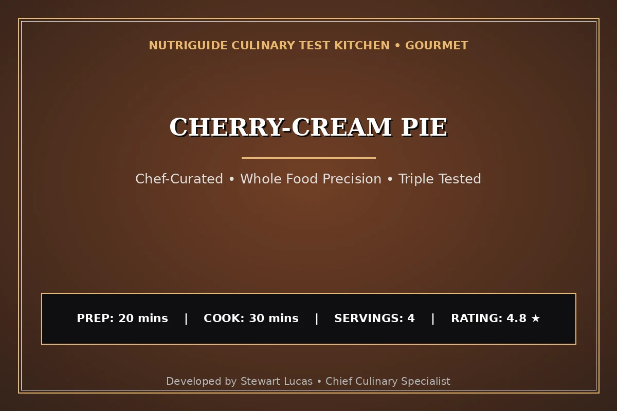 Cherry-Cream Pie