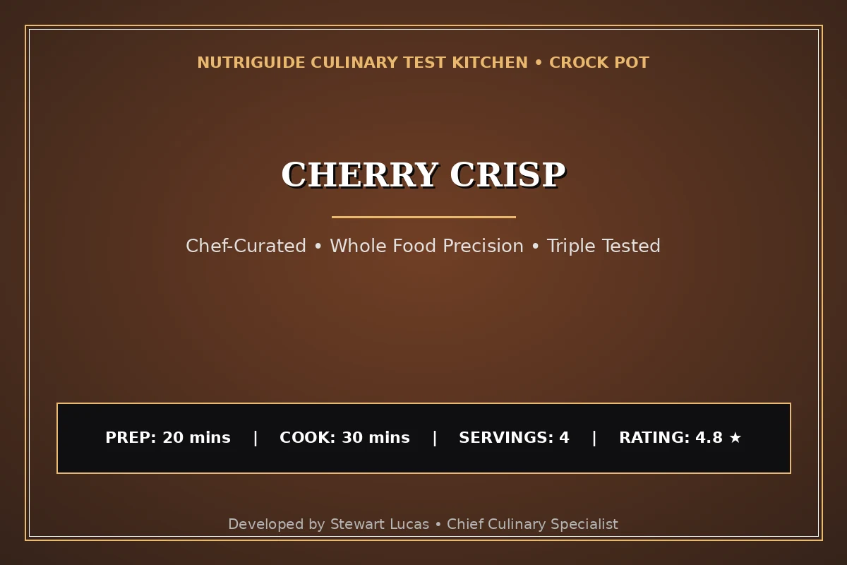 Cherry Crisp
