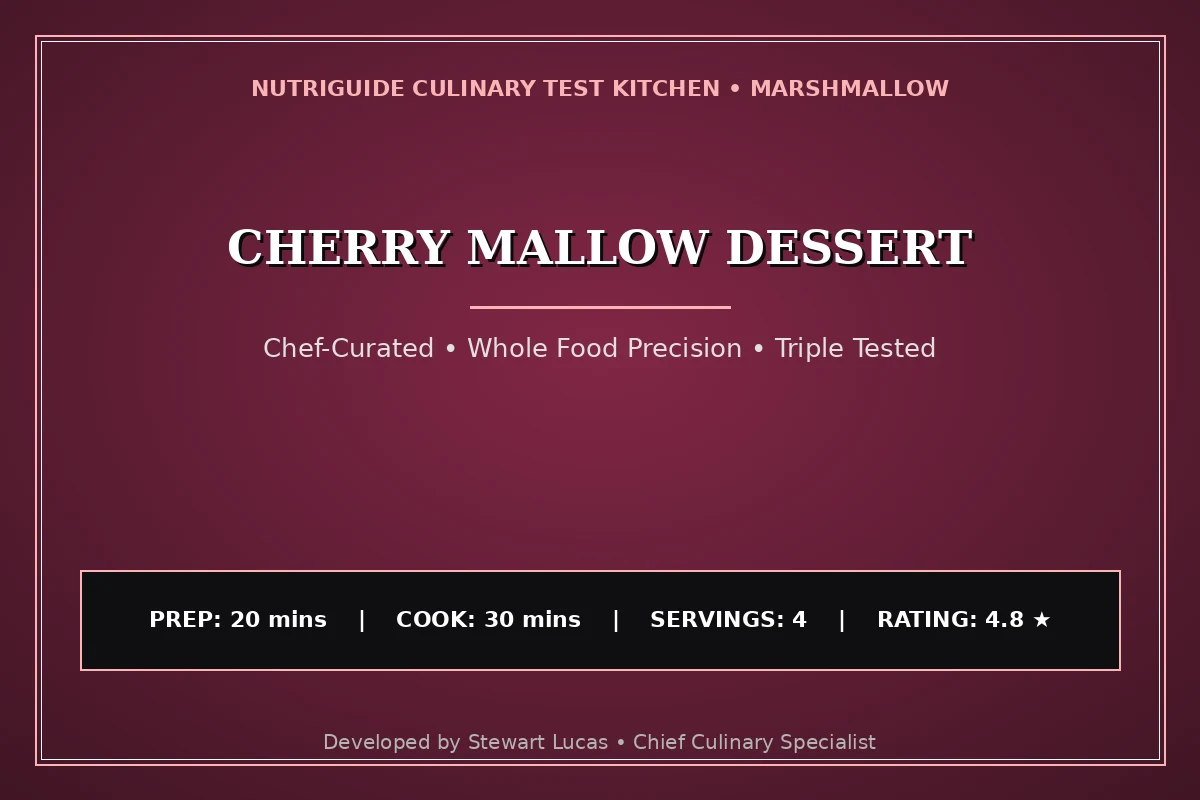Cherry Mallow Dessert