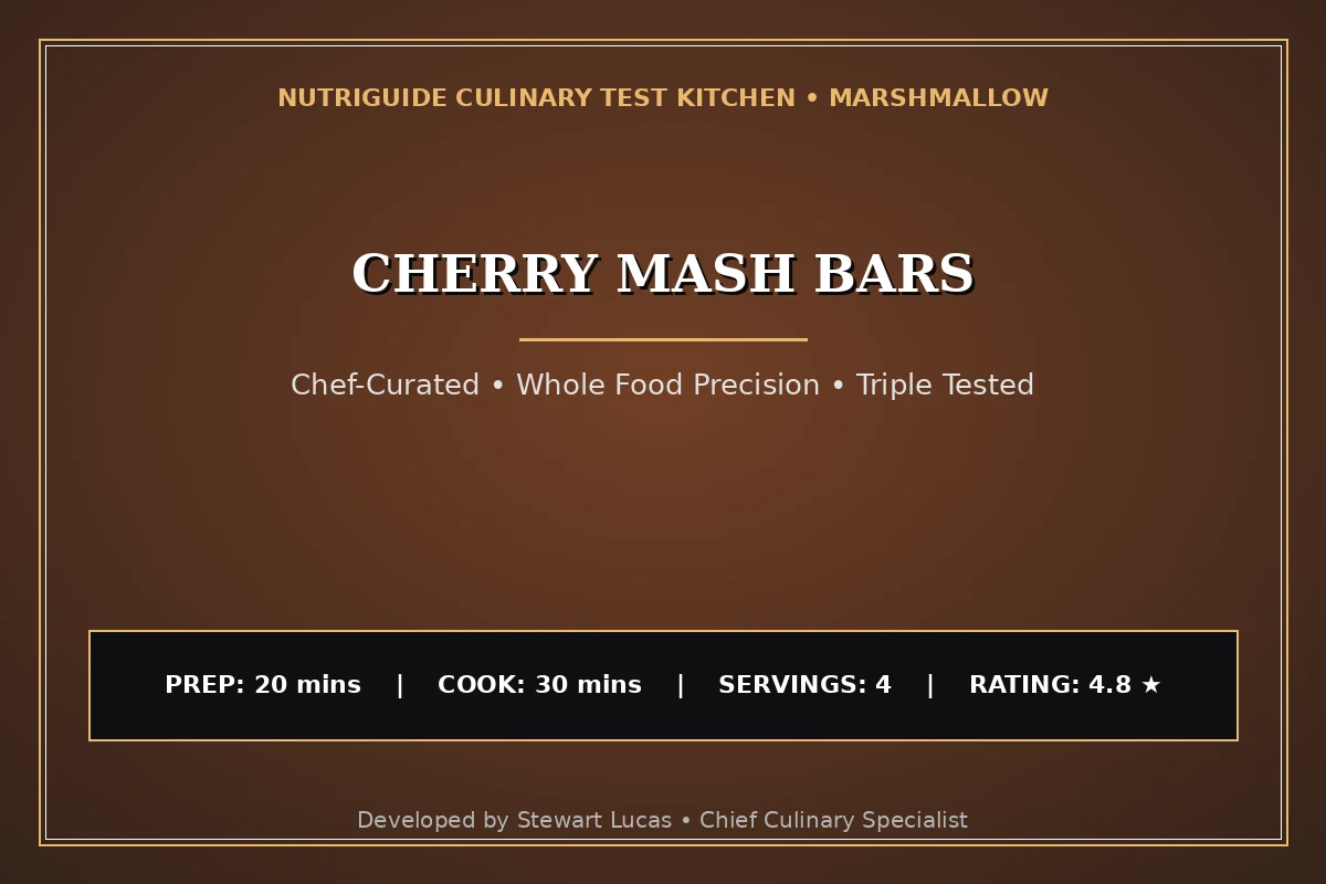 Cherry Mash Bars