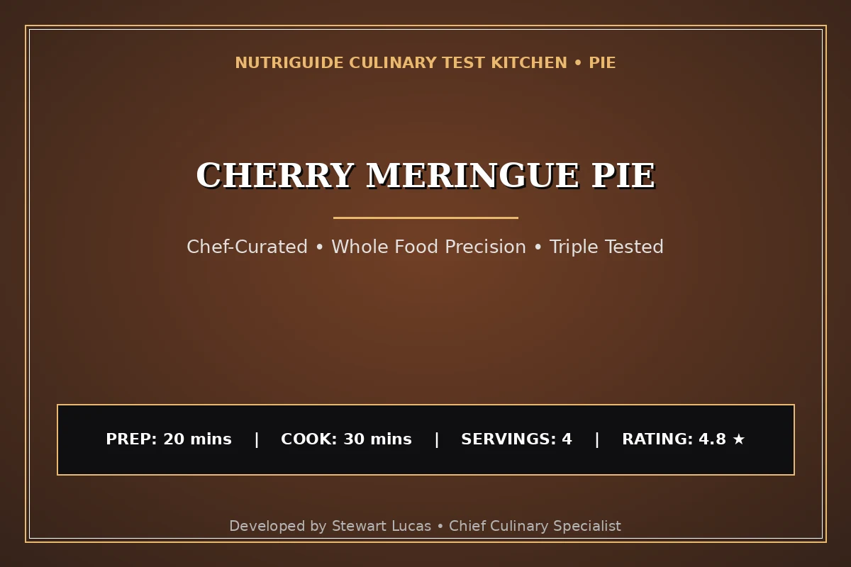 Cherry Meringue Pie