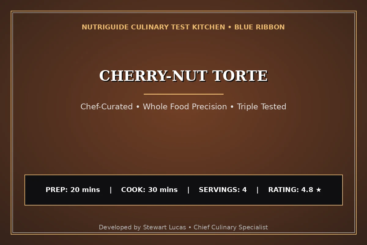 Cherry-Nut Torte