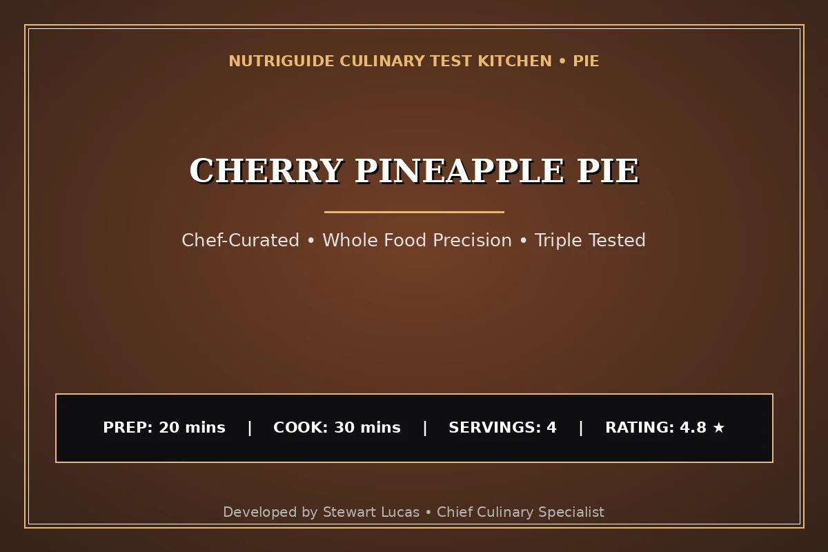 Cherry Pineapple Pie